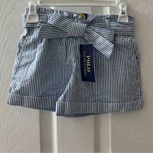 Polo Ralph Lauren Girls Seersucker Shorts 4T